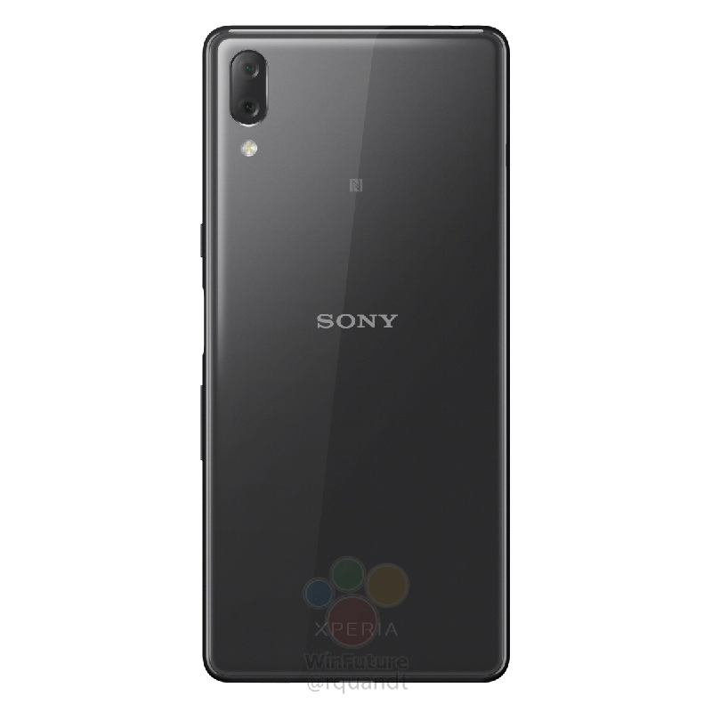 Thiết kế Xperia L3: Màn hình 18:9, camera kép, cảm biến ở cạnh bên