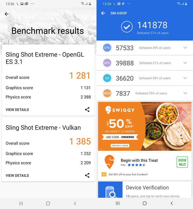 Đánh giá Galaxy A50