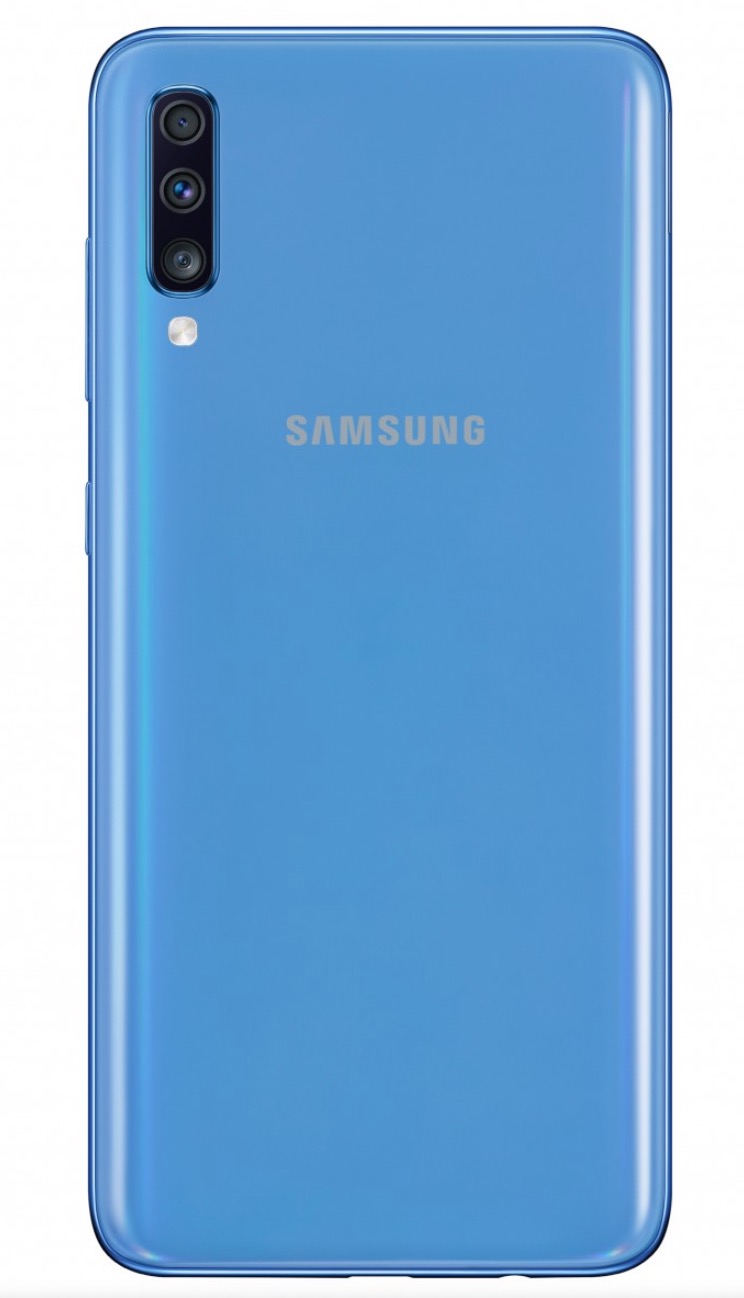 Galaxy A70 ra mắt: Pin 4500 mAh, camera 32MP, vân tay âm màn