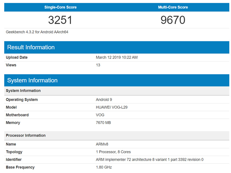 Hiệu năng P30 Pro