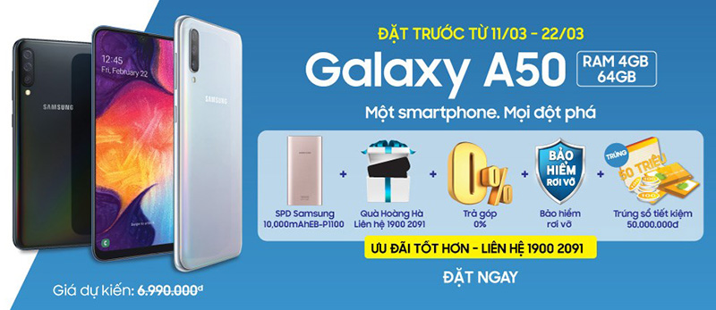 Ra mắt Galaxy A50 tại Việt Nam