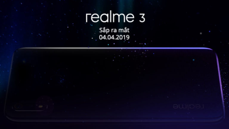 Hãy sẵn sàng cho tháng 4 bởi Realme 3 sẽ về Việt Nam