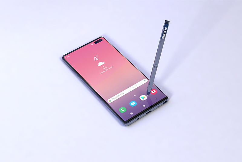 Ngắm nhìn Galaxy Note 10 đẹp “vô thường” qua ảnh render 3D
