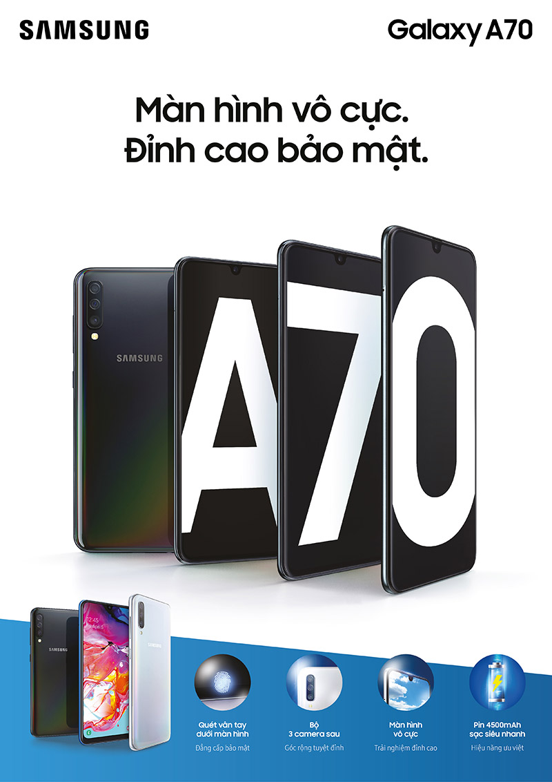 Galaxy A70 ra mắt Việt Nam