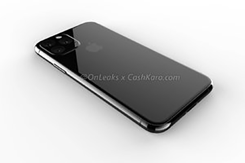 iPhone XI xuất hiện với module camera vuông, công tắc gạt âm thanh mới