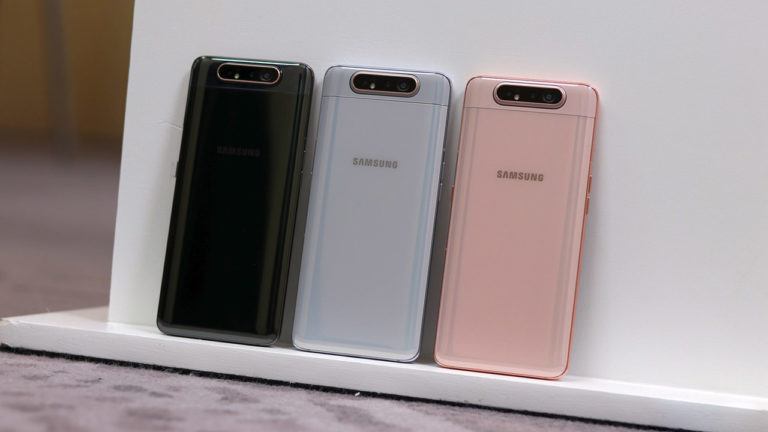Trên tay Galaxy A80: Ấn tượng tuyệt đối với camera trượt xoay mở khoá