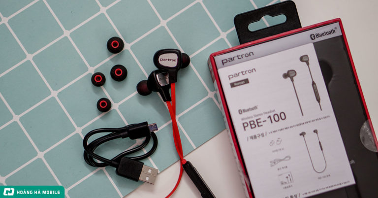 Trên tay tai nghe Partron PBE-100: Đa sắc, năng động không kém phần sang trọng