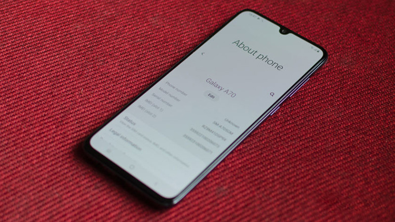 Đánh giá Galaxy A70