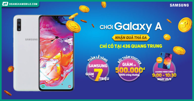 trải nghiệm Galaxy A