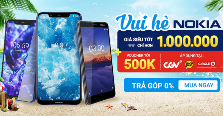 Mua Nokia, quét mã QR – nhận ngay voucher lên tới 500 ngàn!!!