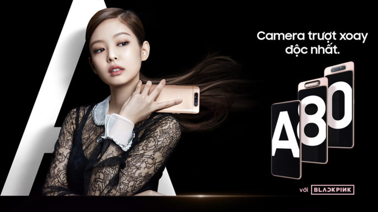 Samsung Galaxy A80 ra mắt Việt Nam: Đặt trước nhận bộ quà BlackPink