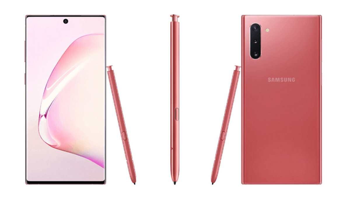 Bất ngờ chưa, Galaxy Note 10 sẽ có màu Hường siêu quyến rũ