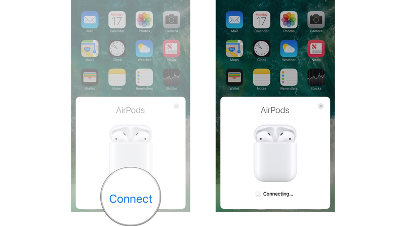 Kết nối AirPods