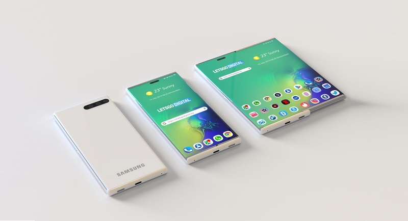 thiết kế điện thoại mới của Samsung