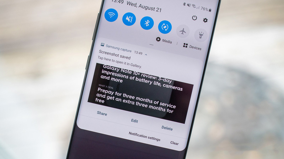 5 cách chụp ảnh màn hình Galaxy Note 10 có thể bạn quan tâm