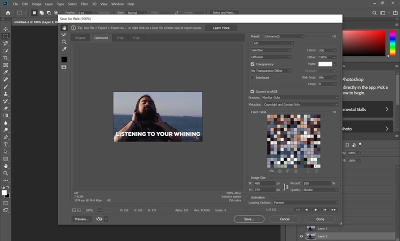 Cách tạo ảnh GIF từ video