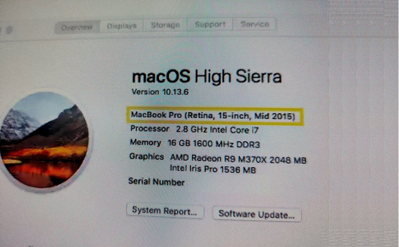 Macbook Pro 15inch bị cấm