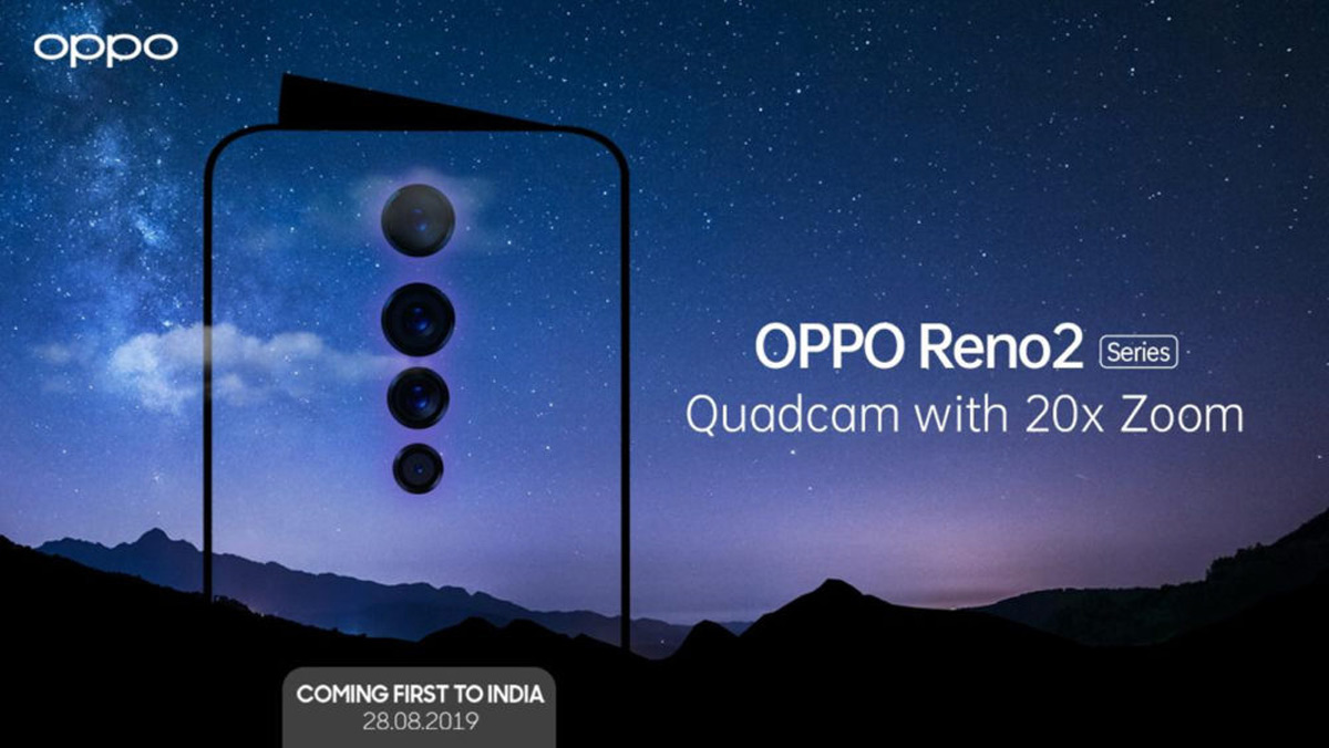 OPPO Reno 2 sẽ ra mắt vào tháng cuối 8, có 4 camera, hỗ trợ zoom 20x