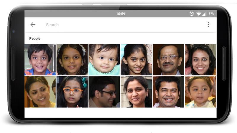 Tính năng phân nhóm khuôn mặt trên Google Photos