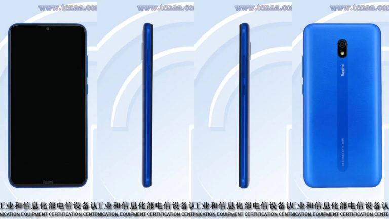 Lộ hình ảnh Redmi 8A trên TENAA với camera đơn phía sau, màn hình Notch giọt nước