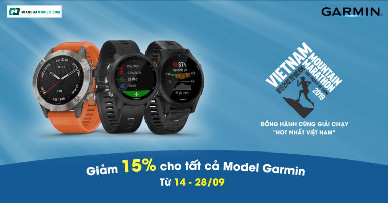 Mua đồng hồ Garmin nhận ngay ưu đãi cực khủng
