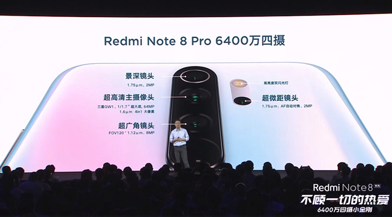 Redmi Note 8 Pro camera 64MP
