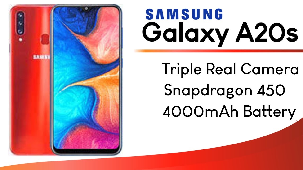 Rò rỉ Galaxy A20s nâng cấp bộ 3 camera phía sau, chip Snapdragon 450