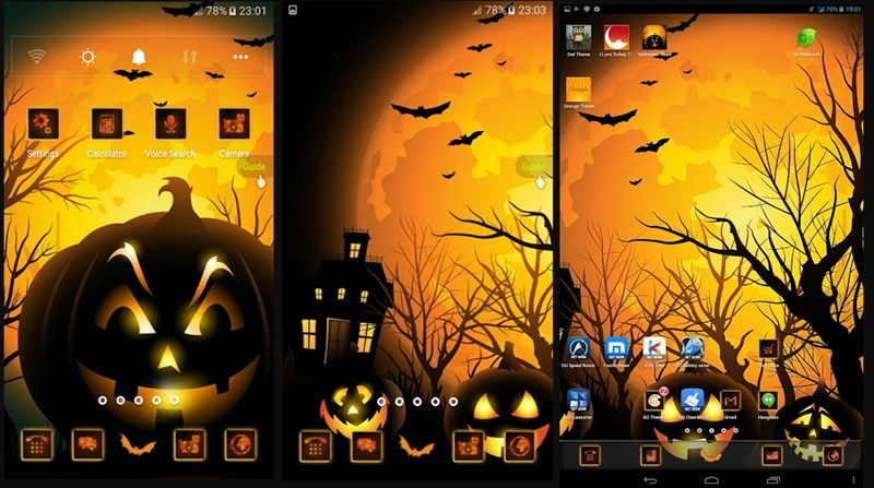 theme Halloween dành cho Android