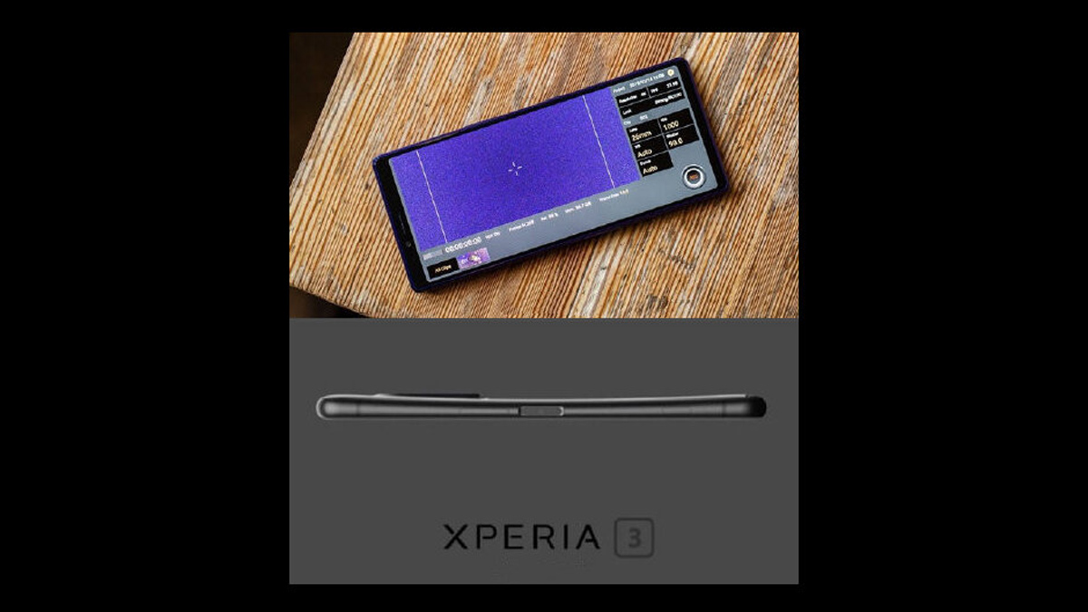 Đây là Xperia 3? Mặt lưng ‘lõm’, camera lồi, vân tay vẫn nằm cạnh bên