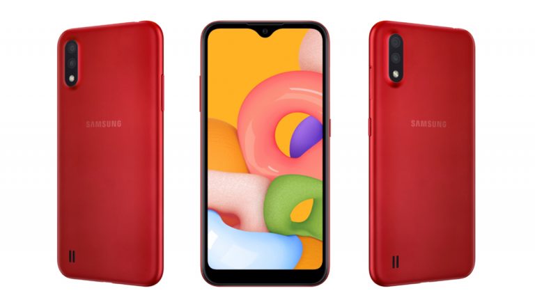 Galaxy A01 ra mắt: Máy giá rẻ mà có RAM 6GB, bộ nhớ trong 128GB