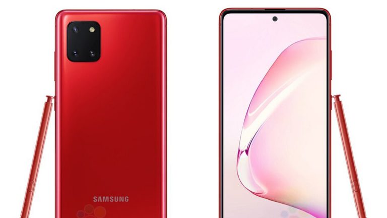 Galaxy Note 10 Lite đây rồi: Camera vuông, có bút S Pen, 3 màu sắc