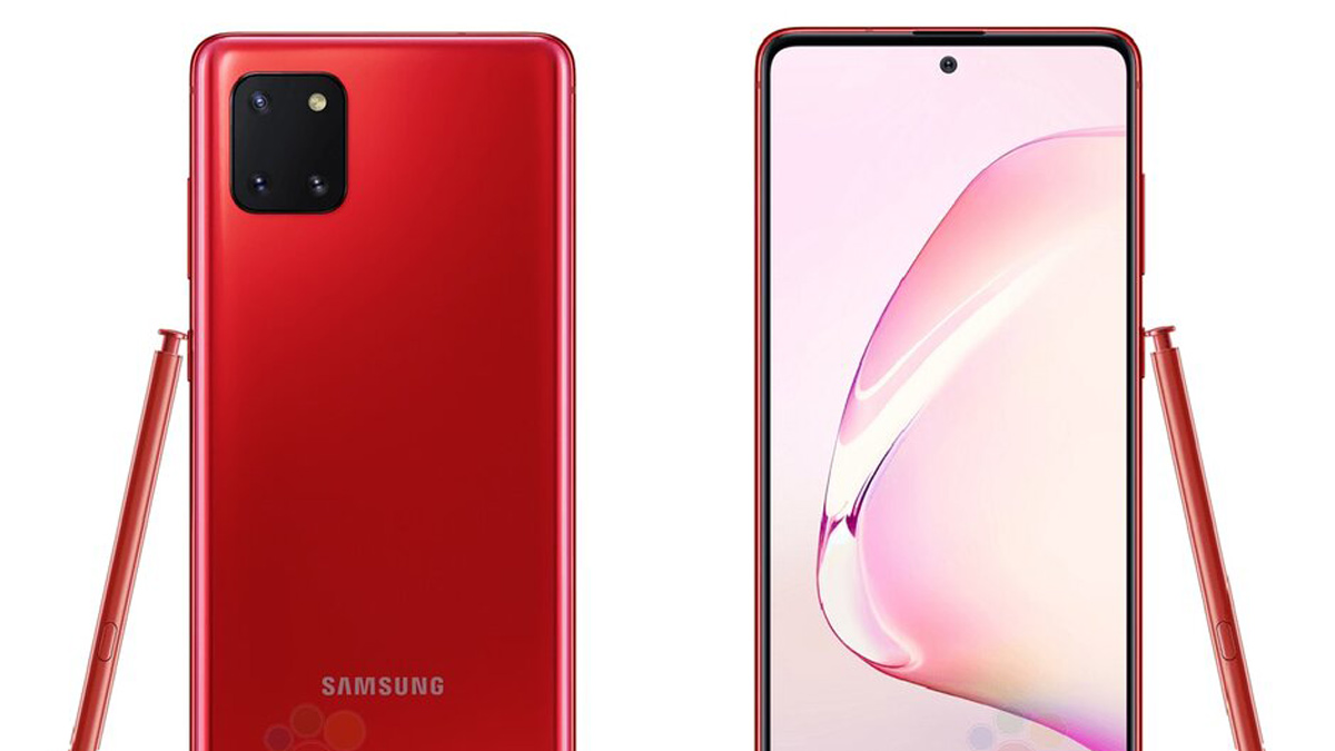 Galaxy Note 10 Lite đây rồi: Camera vuông, có bút S Pen, 3 màu sắc