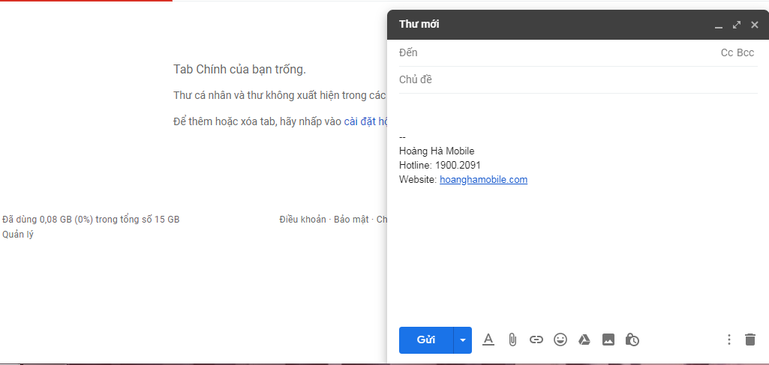 thủ thuật gmail
