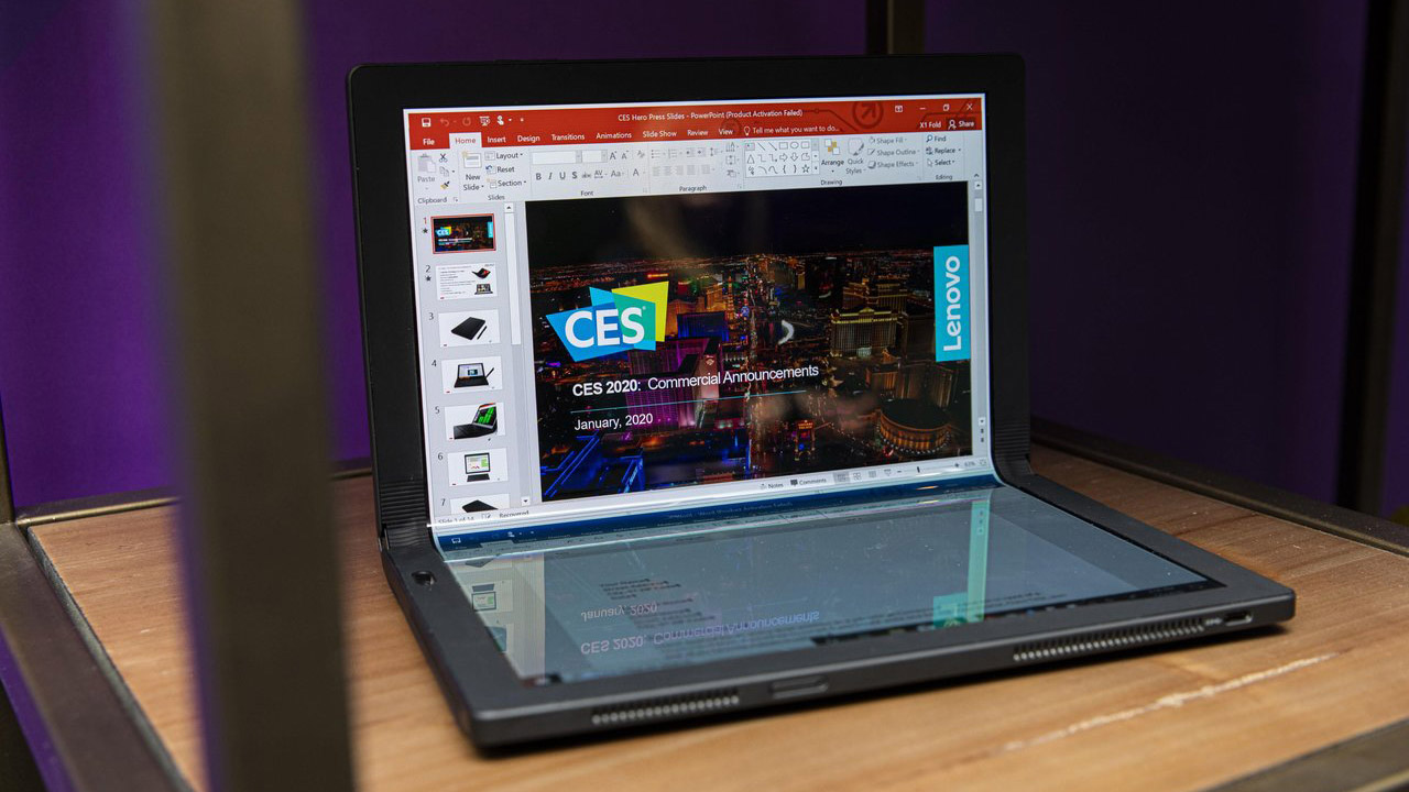 CES 2020: Think Pad X1 Fold – Laptop màn hình gập đầu tiên trên thế giới chính thức được ra mắt
