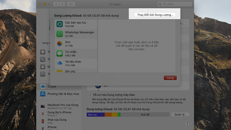 Cách huỷ gia hạn dung lượng iCloud trên iPhone, iPad, Mac