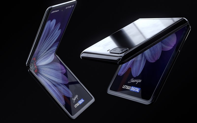 galaxy z flip xuất hiện