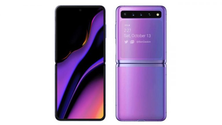 Lộ thiết kế của Galaxy Z Flip 2 với màn hình lớn hơn, số camera cũng được tăng lên