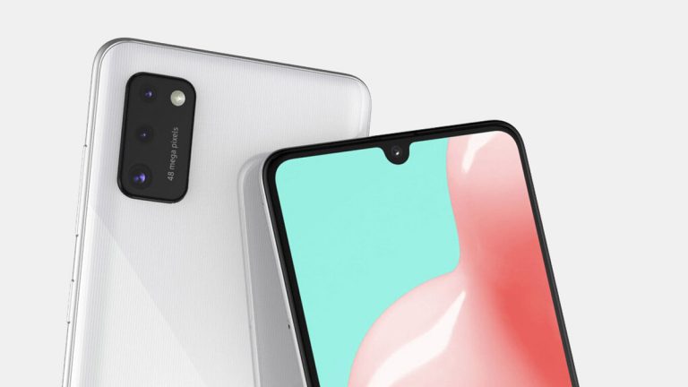 Ngắm Galaxy A41 trước khi ra mắt: Bóng bẩy, 3 camera, màn hình giọt nước