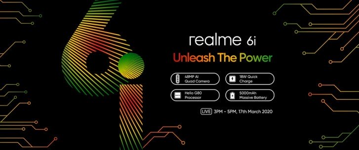 thông số kỹ thuật Realme 6i