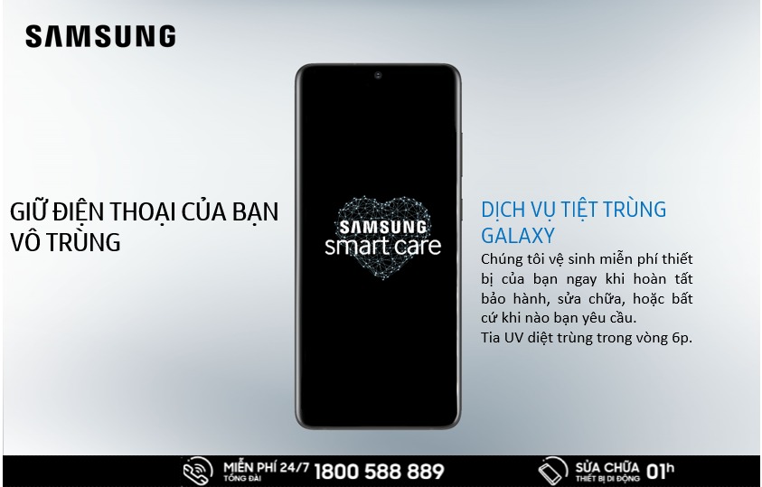 dịch vụ khử trùng của Samsung