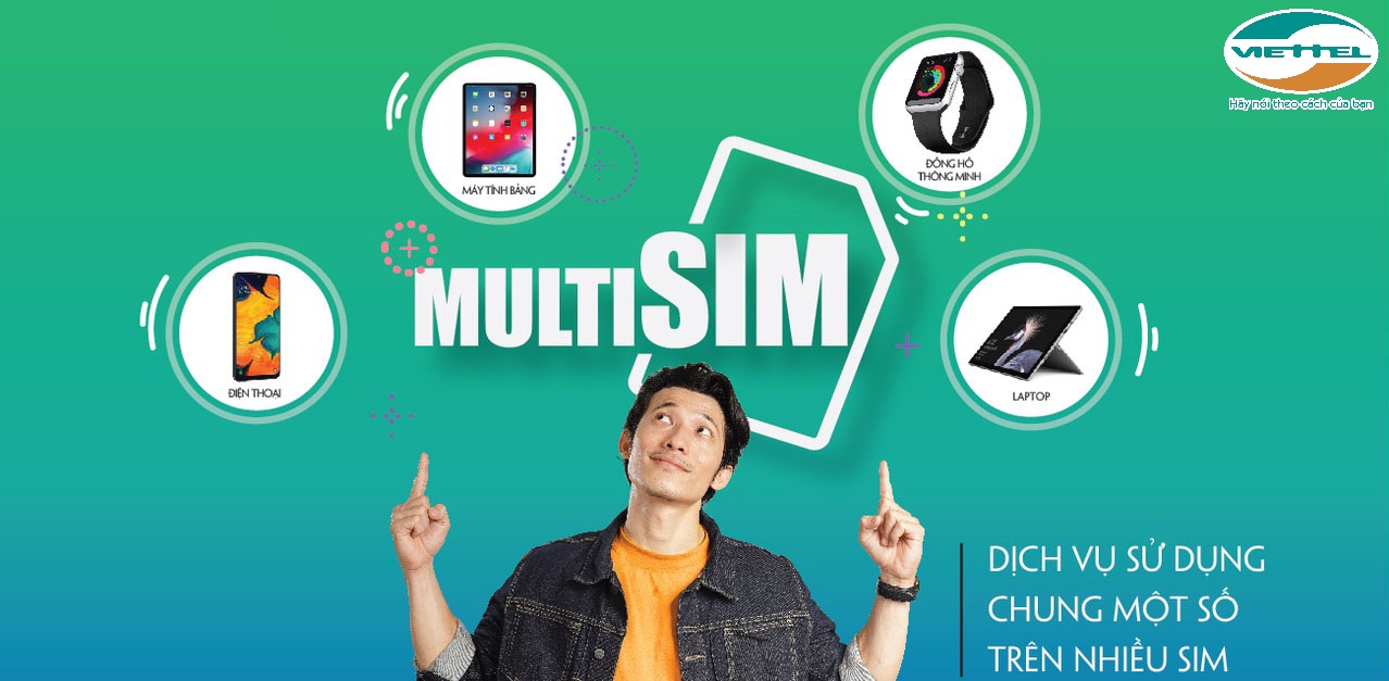 Viettel chính thức cho ra mắt dịch vụ MultiSIM, cho phép 1 số điện thoại có thể nhân bản thành 4 SIM riêng biệt