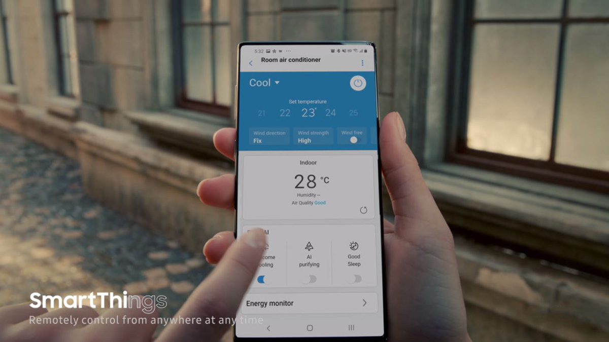 Quảng cáo điều hoà, Samsung tiện thể nhá hàng luôn Galaxy Note 20