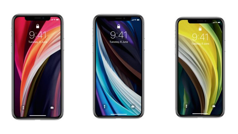 Mời bạn tải về hình nền iPhone SE 2020