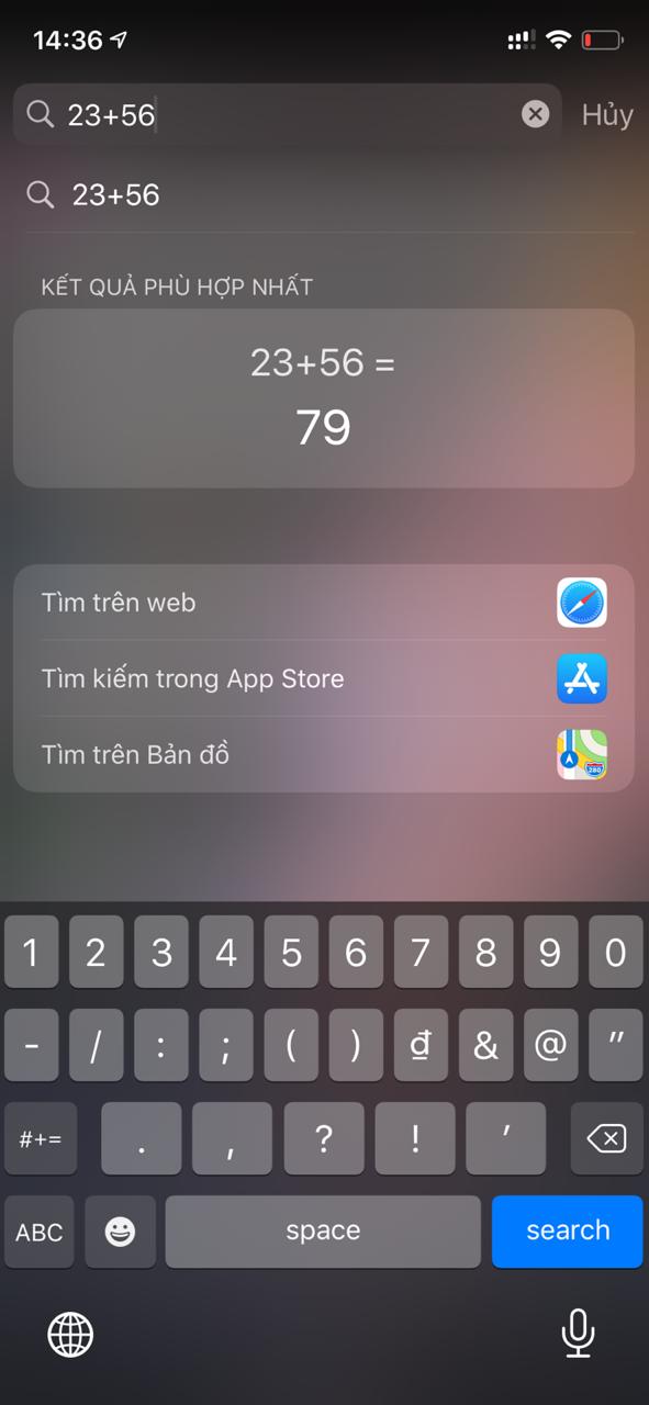 tính năng trên iPhone