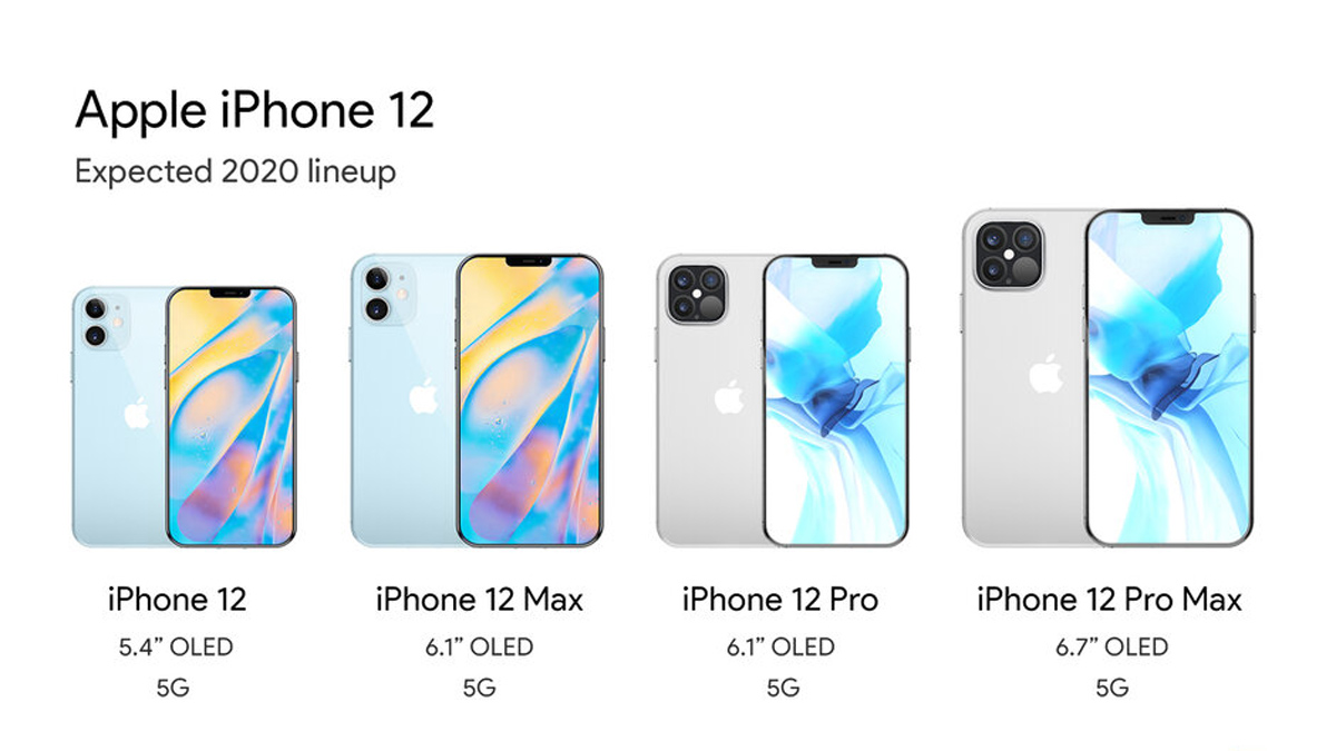 iPhone 12 Series có 4 mẫu, hỗ trợ 5G, vẫn còn Notch, giá từ 15 triệu đồng
