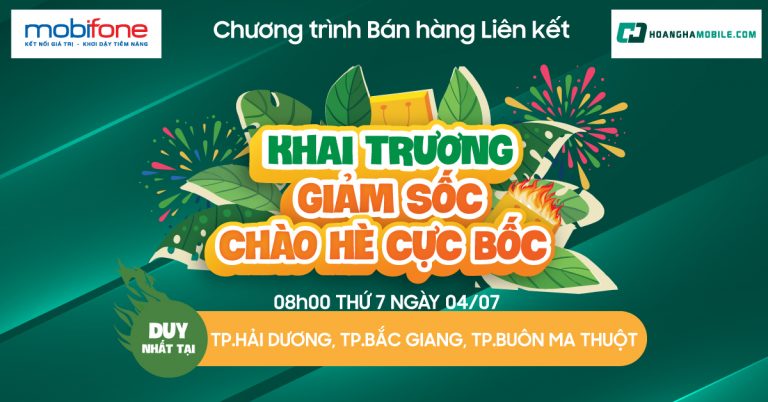 Hoàng Hà Mobile khai trươngHoàng Hà Mobile khai trương