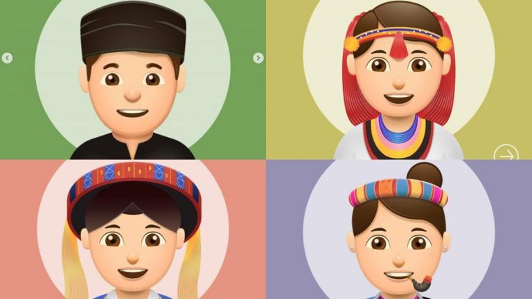 emoji 54 dân tộc anh em