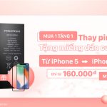 [MUA 1 TẶNG 1] Thay pin iPhone – Tặng ngay miếng dán cường lực từ 23-31/8