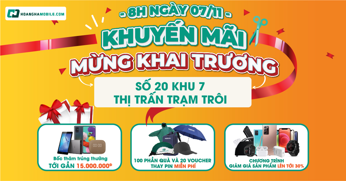 Khai trương Trạm Trôi 1