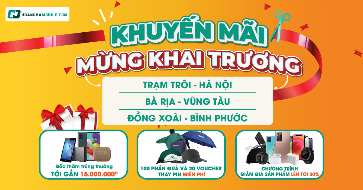 Khai trương hhm tháng 11